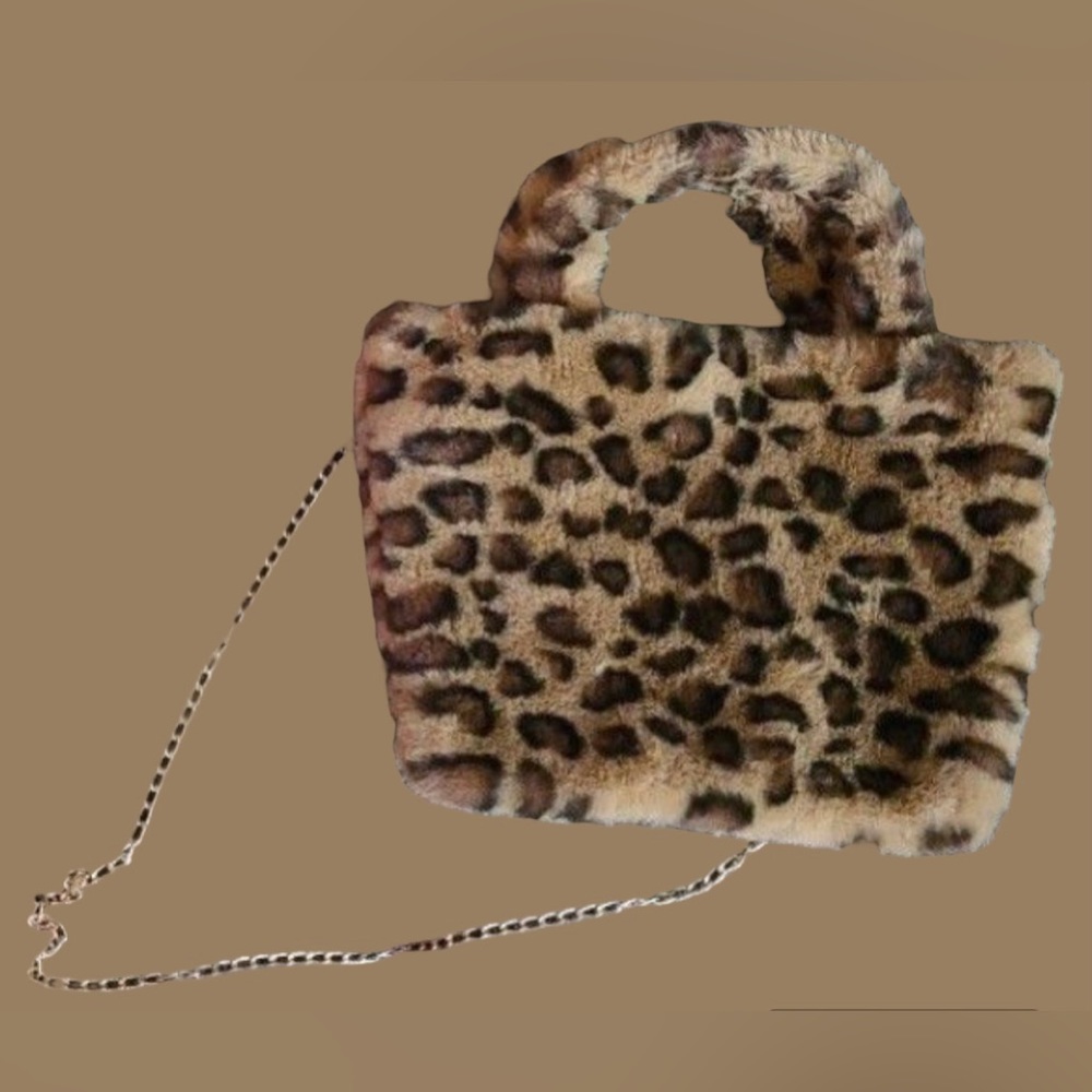 Cheetah Fur Purse